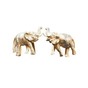 Vintage 1972 Mimi di N Elephant Gold Tone Belt Buckle